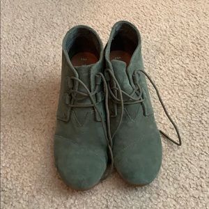 Toms Wedge Booties
